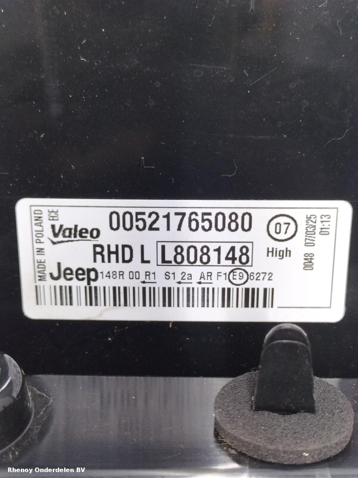 View Auto part ACHTERLICHT L JEEP AVENGER 2025