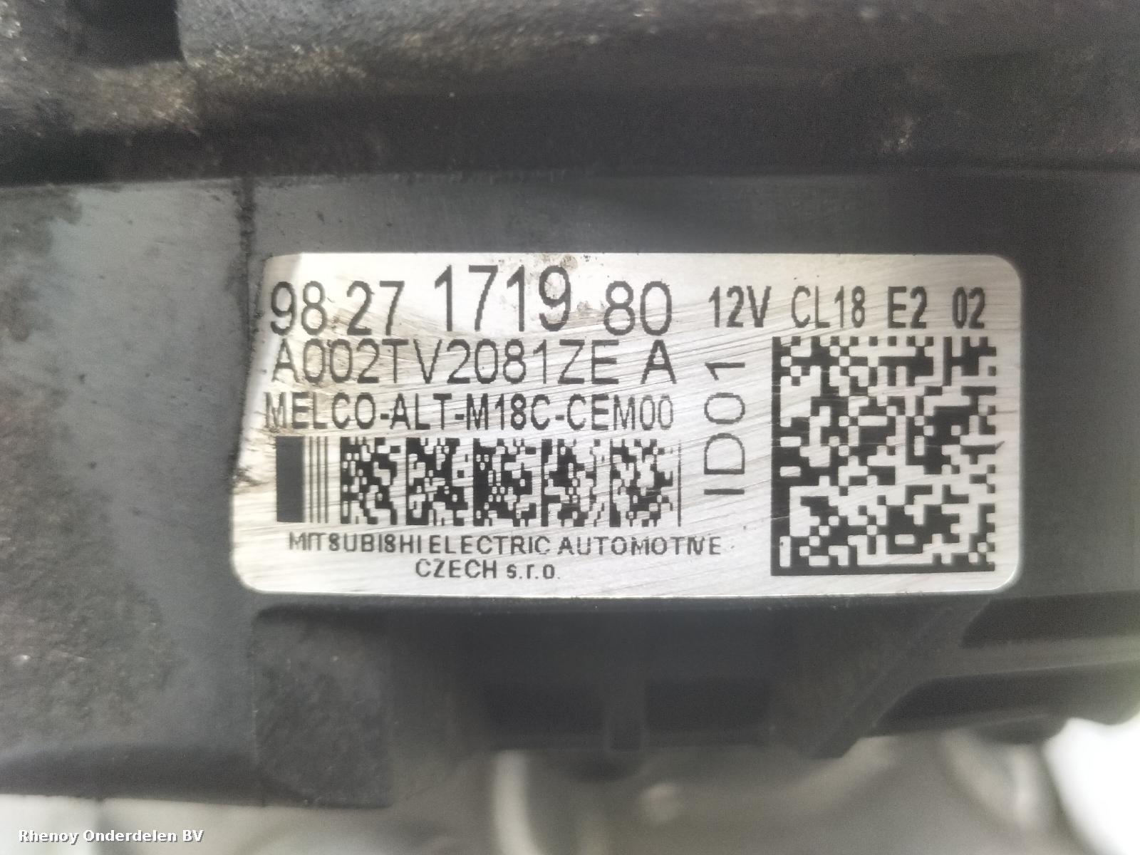 2022 CITROEN RELAY/JUMPER DYNAMO View Auto part DYNAMO CITROEN RELAY/JUMPER 2022