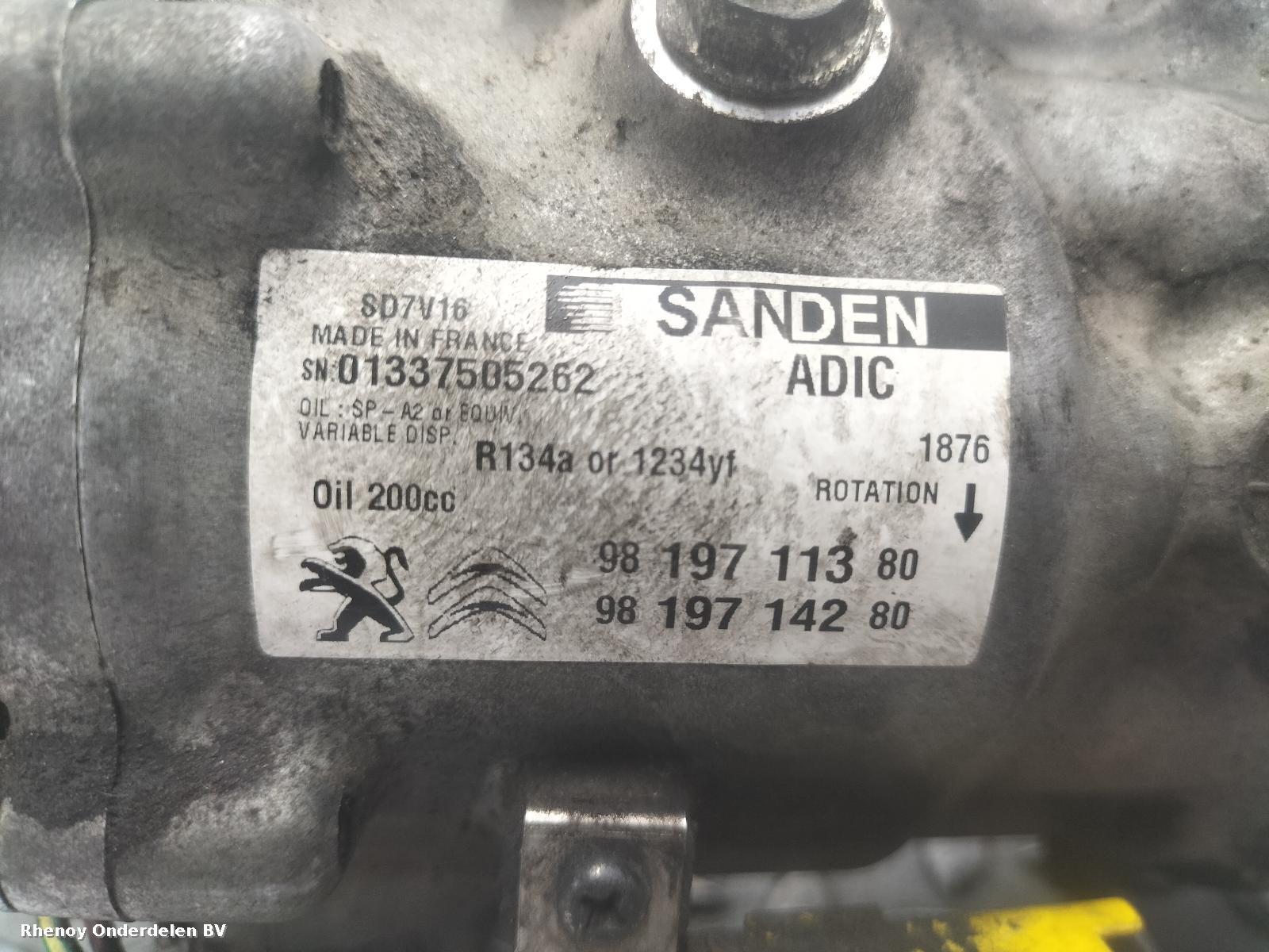 2022 CITROEN RELAY/JUMPER AIRCO COMPRESSOR / AIRCOPOMP View Auto part AIRCO COMPRESSOR / AIRCOPOMP CITROEN RELAY/JUMPER 2022