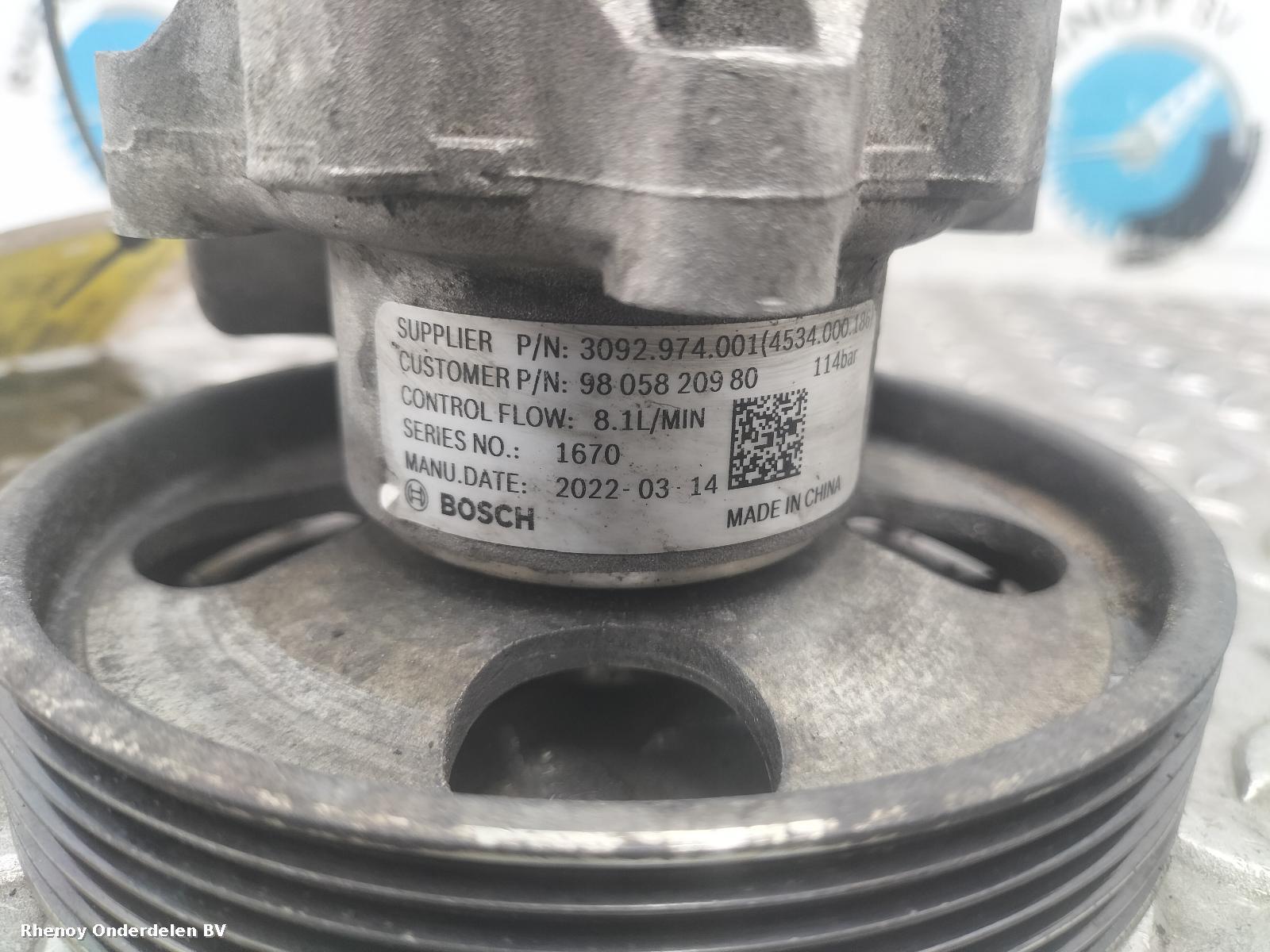 2022 CITROEN RELAY/JUMPER STUURPOMP View Auto part STUURPOMP CITROEN RELAY/JUMPER 2022