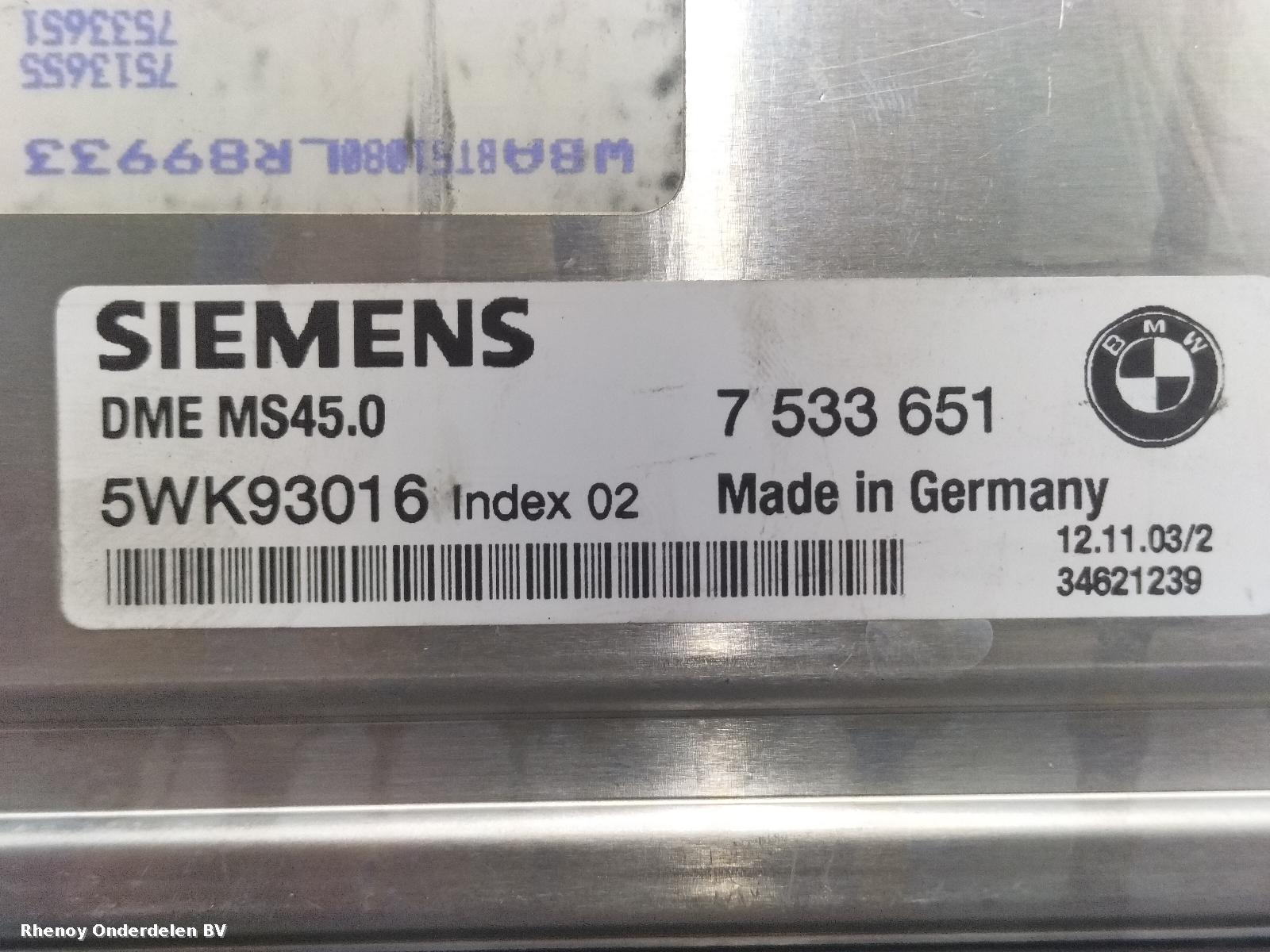 View Auto part COMPUTER ECU BMW Z4 2004