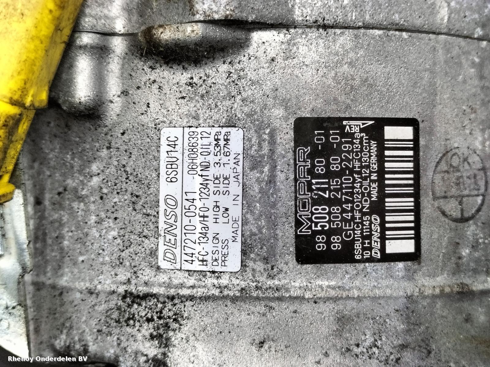 2025 PEUGEOT 208 AIRCO COMPRESSOR / AIRCOPOMP View Auto part AIRCO COMPRESSOR / AIRCOPOMP PEUGEOT 208 2025