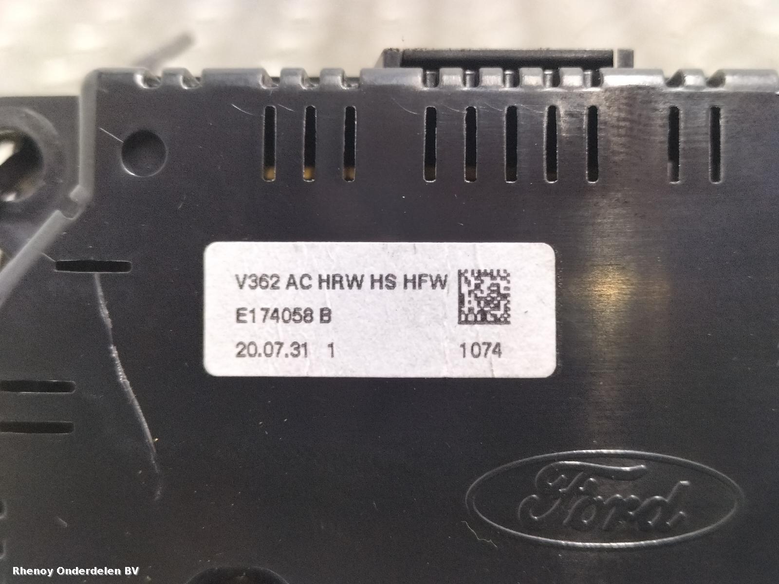 View Auto part KACHEL BEDIENINGSPANEEL FORD TRANSIT 2020