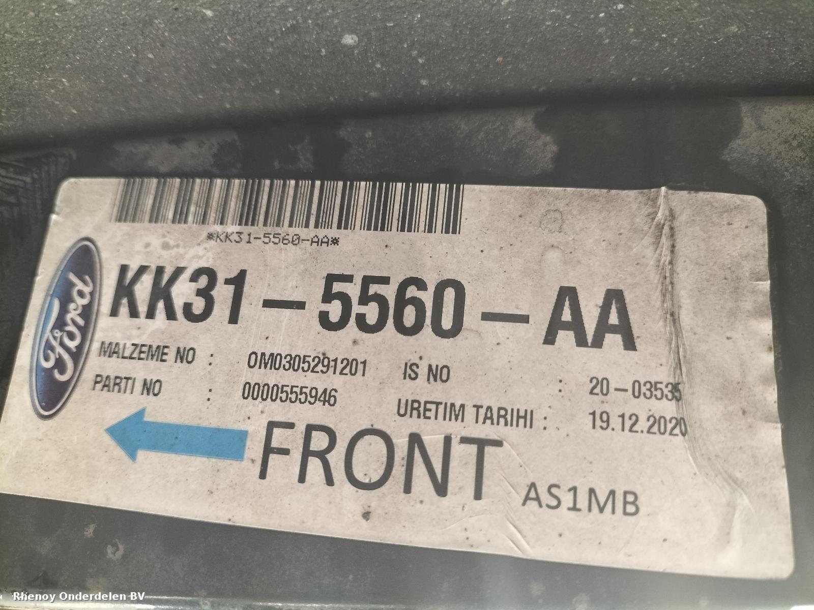 2021 FORD TRANSIT BLADVEER ACHTER View Auto part BLADVEER ACHTER FORD TRANSIT 2021
