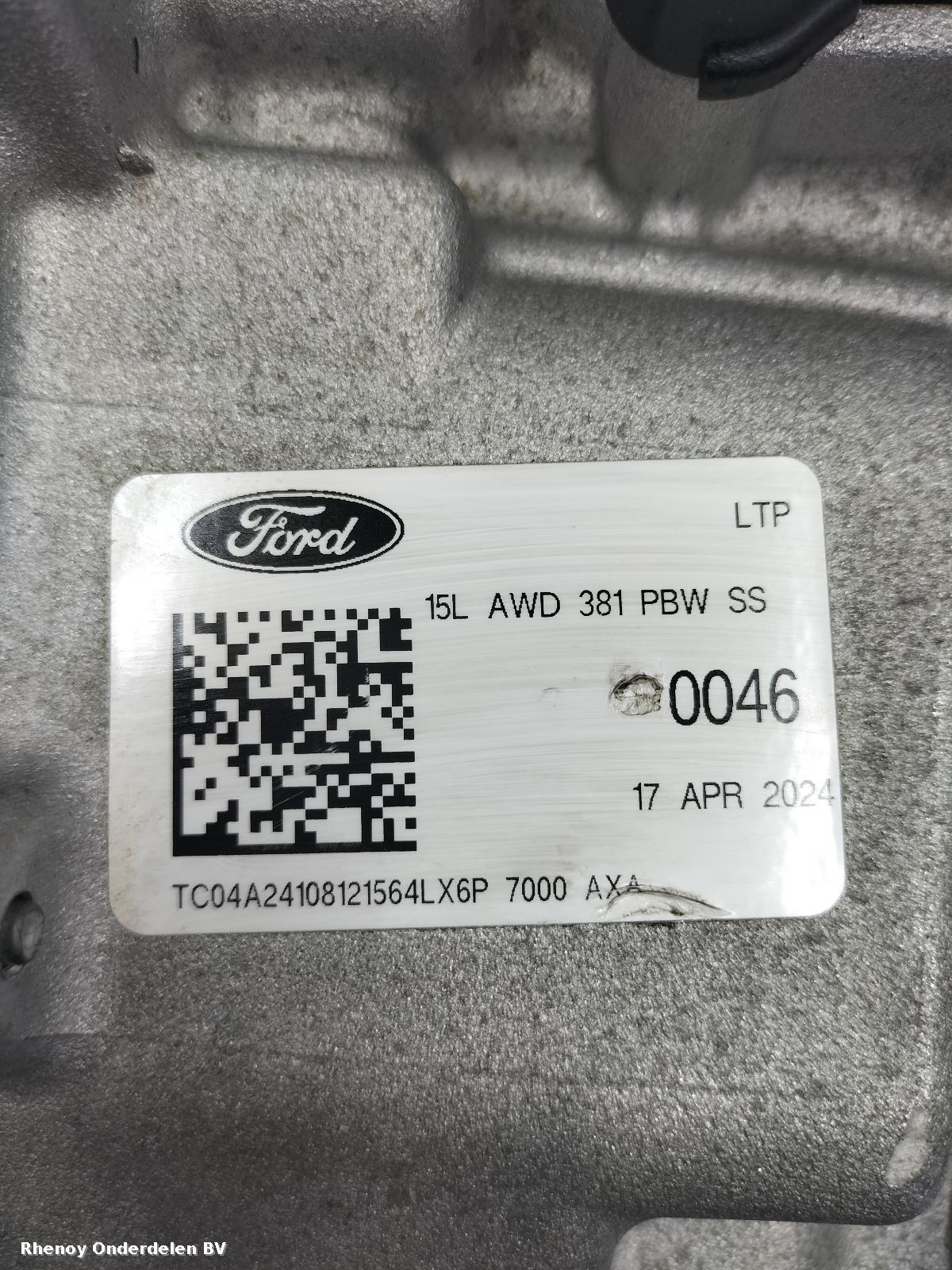 View Auto part TRANSMISSIE / VERSNELLINGSBAK FORD KUGA 2024