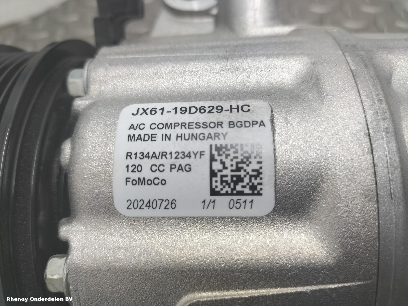 2024 FORD TRANSIT COURIER Compressor View Auto part Compressor FORD TRANSIT COURIER 2024