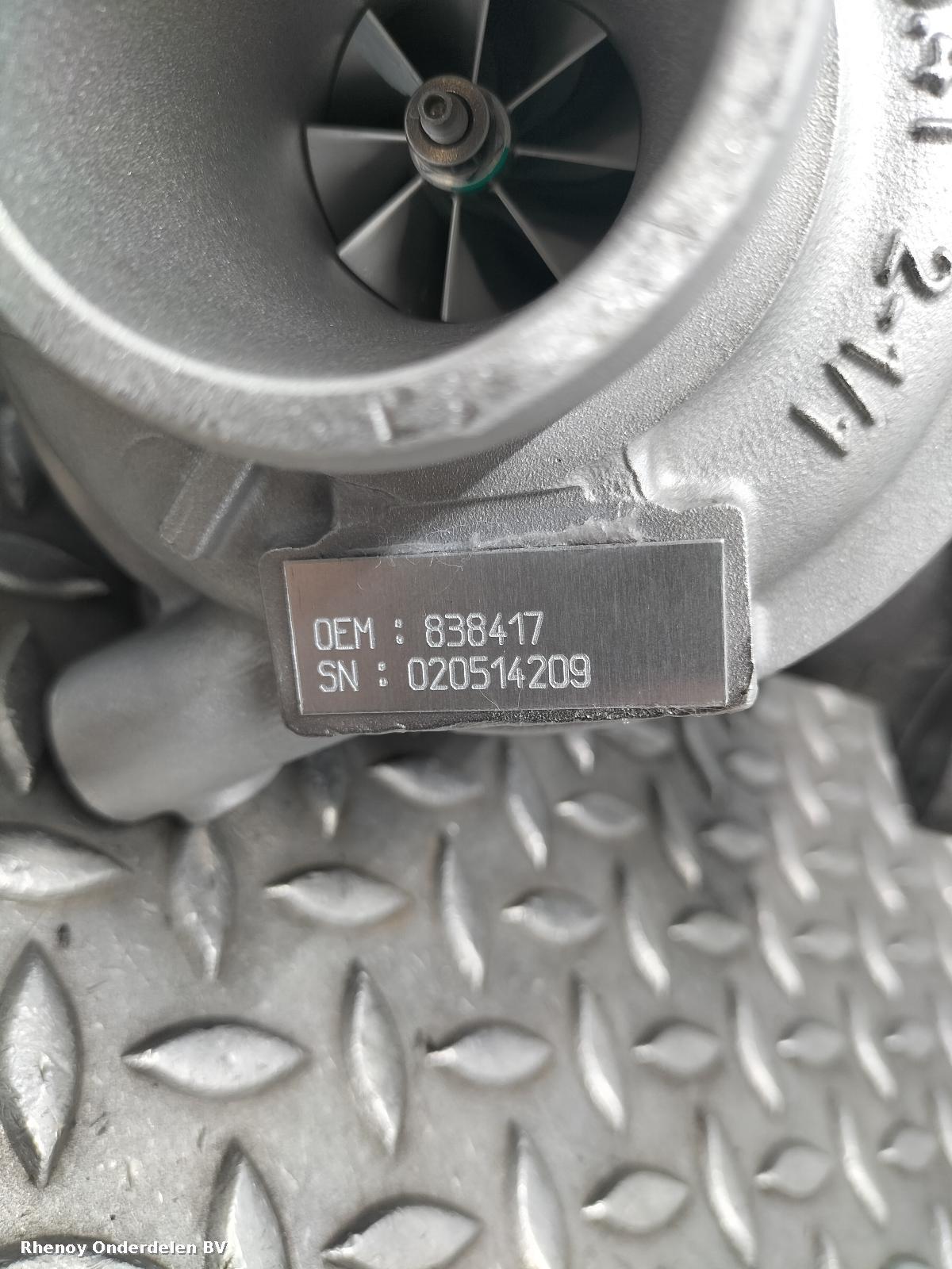 2016 FORD TRANSIT CUSTOM Turbocharger View Auto part Turbocharger FORD TRANSIT CUSTOM 2016