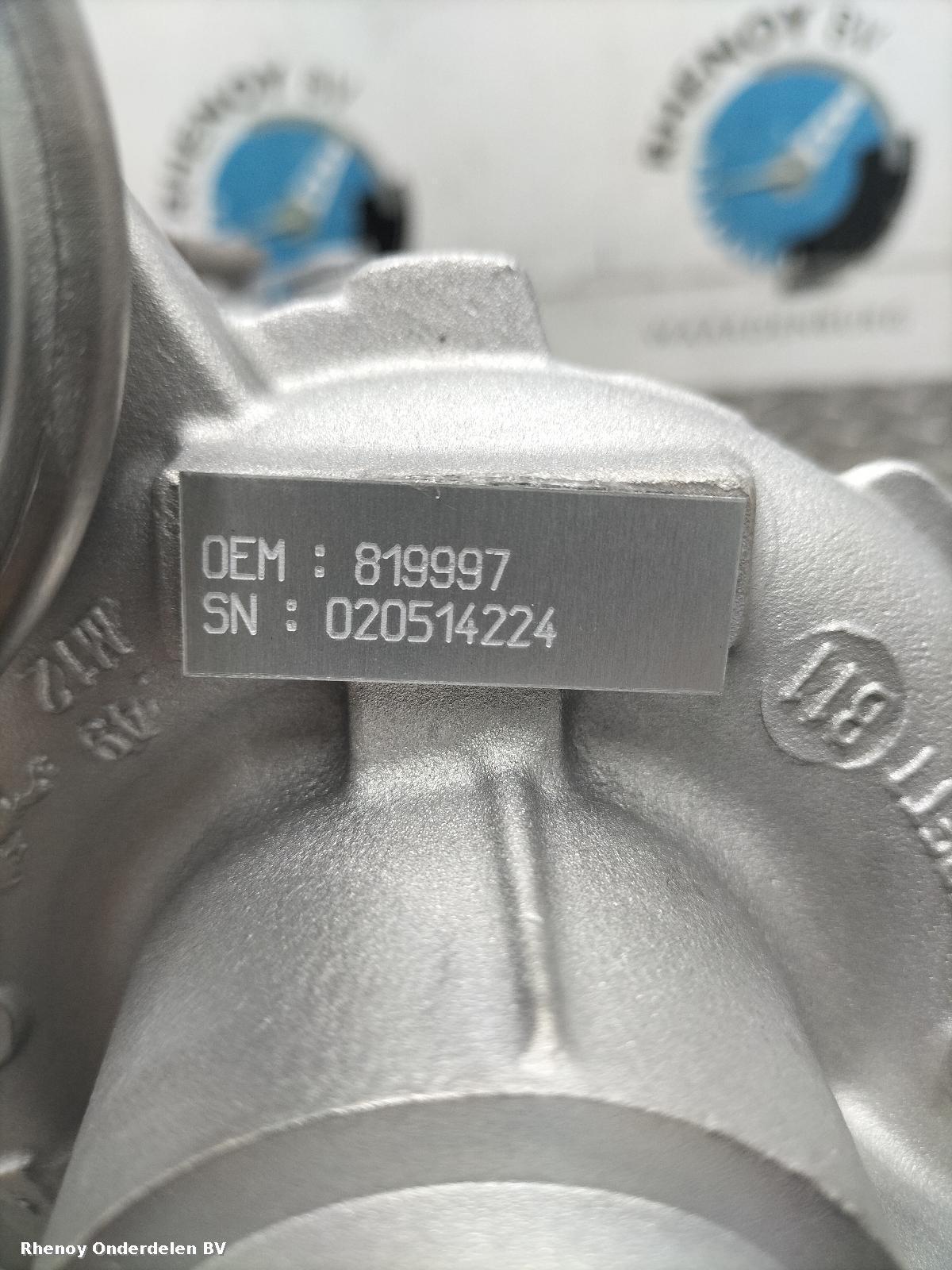 2014 BMW 1 SERIES TURBO View Auto part TURBO BMW 1 SERIES 2014