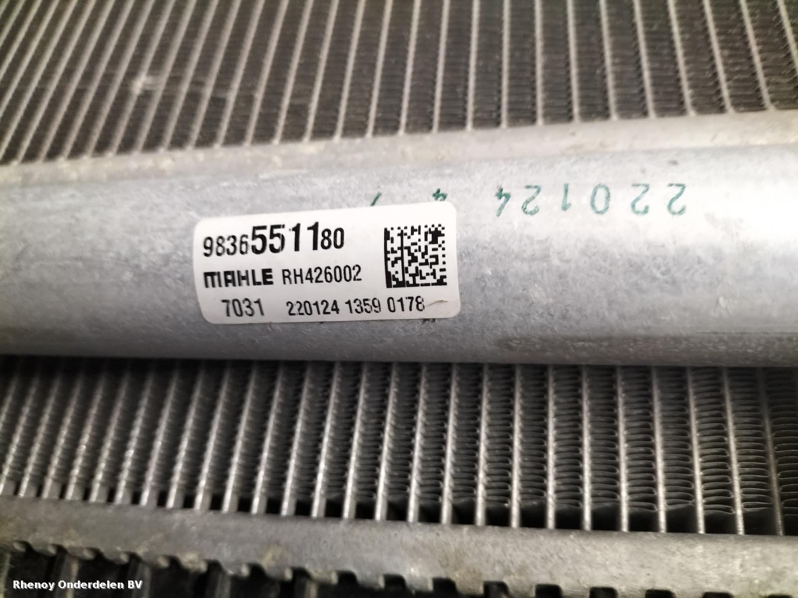 2024 PEUGEOT 408 KOELERPAKKET View Auto part KOELERPAKKET PEUGEOT 408 2024