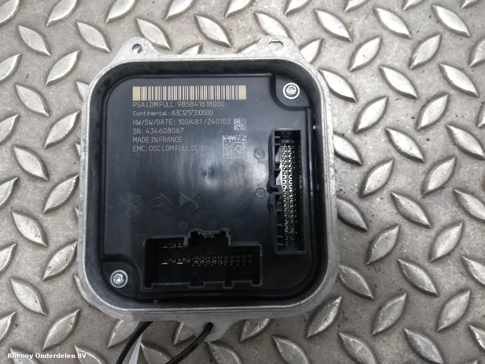 View Auto part XENON STUURAPPARAAT PEUGEOT 408 2024