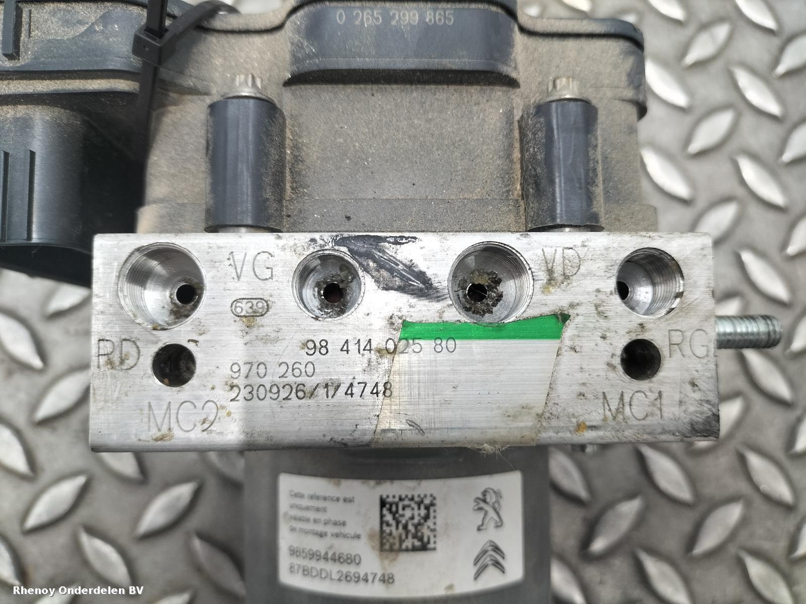 View Auto part ABS POMP  PEUGEOT 408 2024