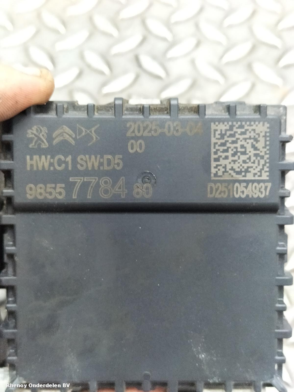 2025 PEUGEOT 208 SENSOR RADAR View Auto part SENSOR RADAR PEUGEOT 208 2025