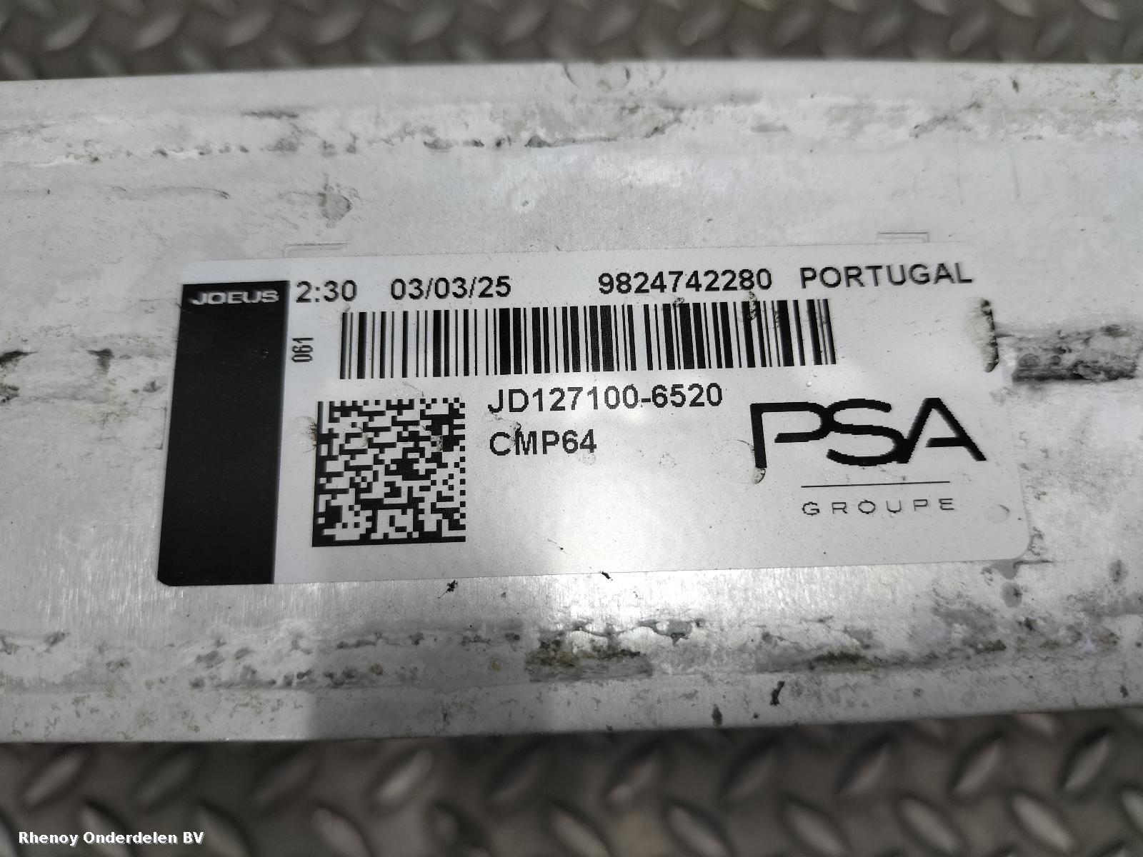 2025 PEUGEOT 208 INTERKOELER View Auto part INTERKOELER PEUGEOT 208 2025