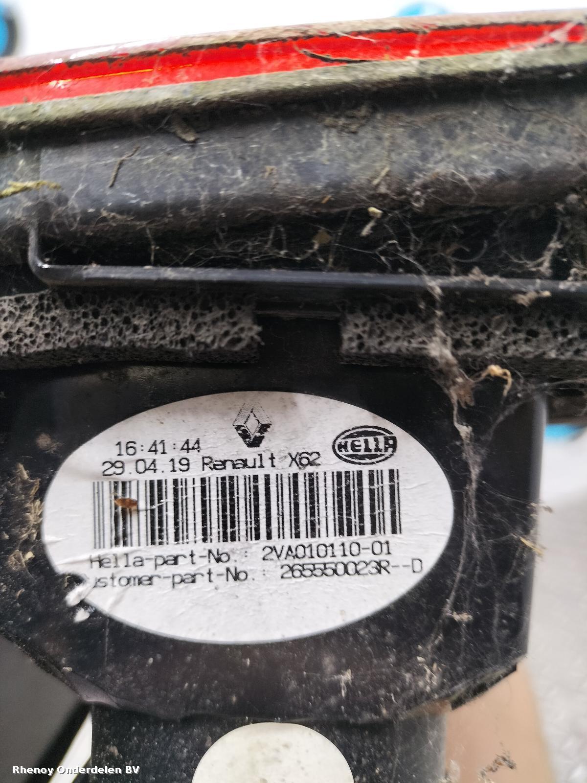 2019 RENAULT MASTER ACHTERLICHT L View Auto part ACHTERLICHT L RENAULT MASTER 2019