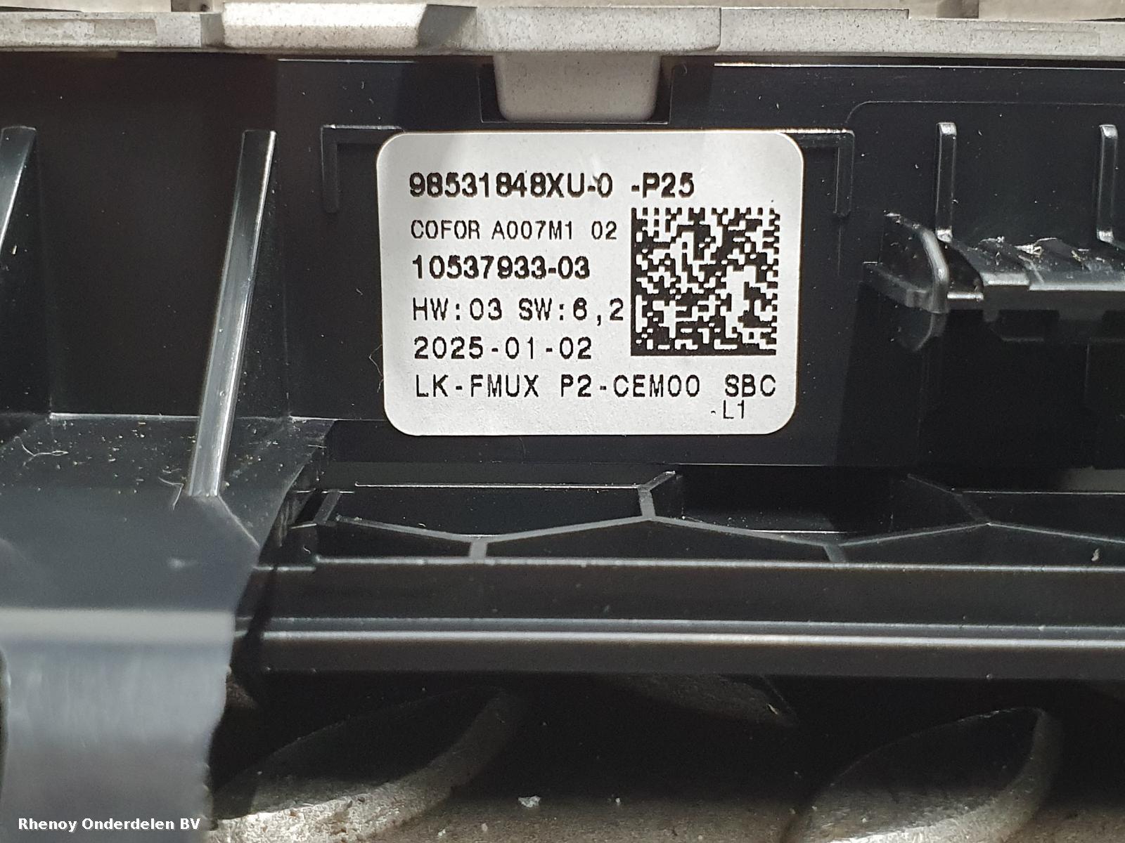 View Auto part NAVIGATIE PEUGEOT 208 2025