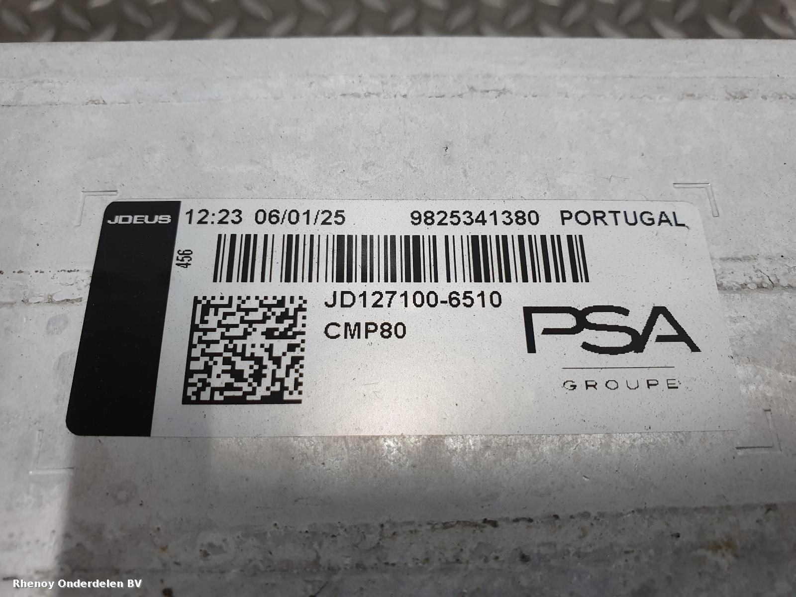 2025 PEUGEOT 208 INTERKOELER View Auto part INTERKOELER PEUGEOT 208 2025