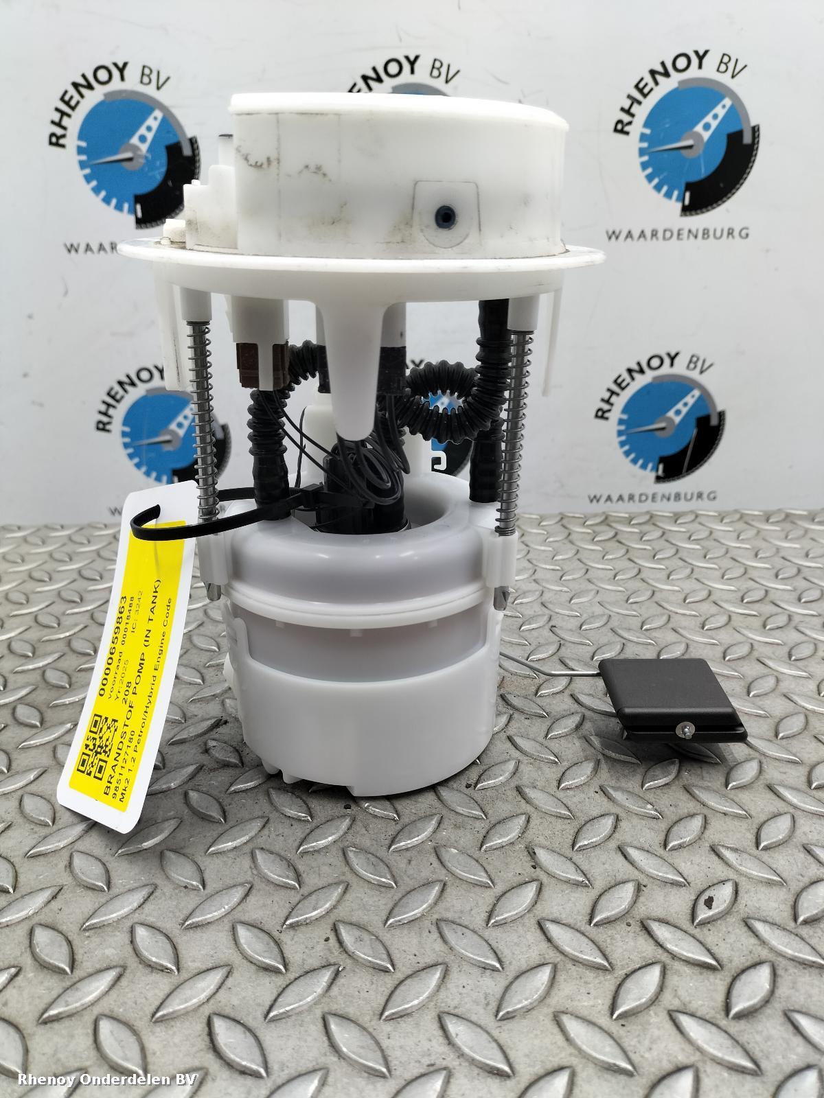 2025 PEUGEOT 208 BRANDSTOF POMP (IN TANK) View Auto part BRANDSTOF POMP (IN TANK) PEUGEOT 208 2025