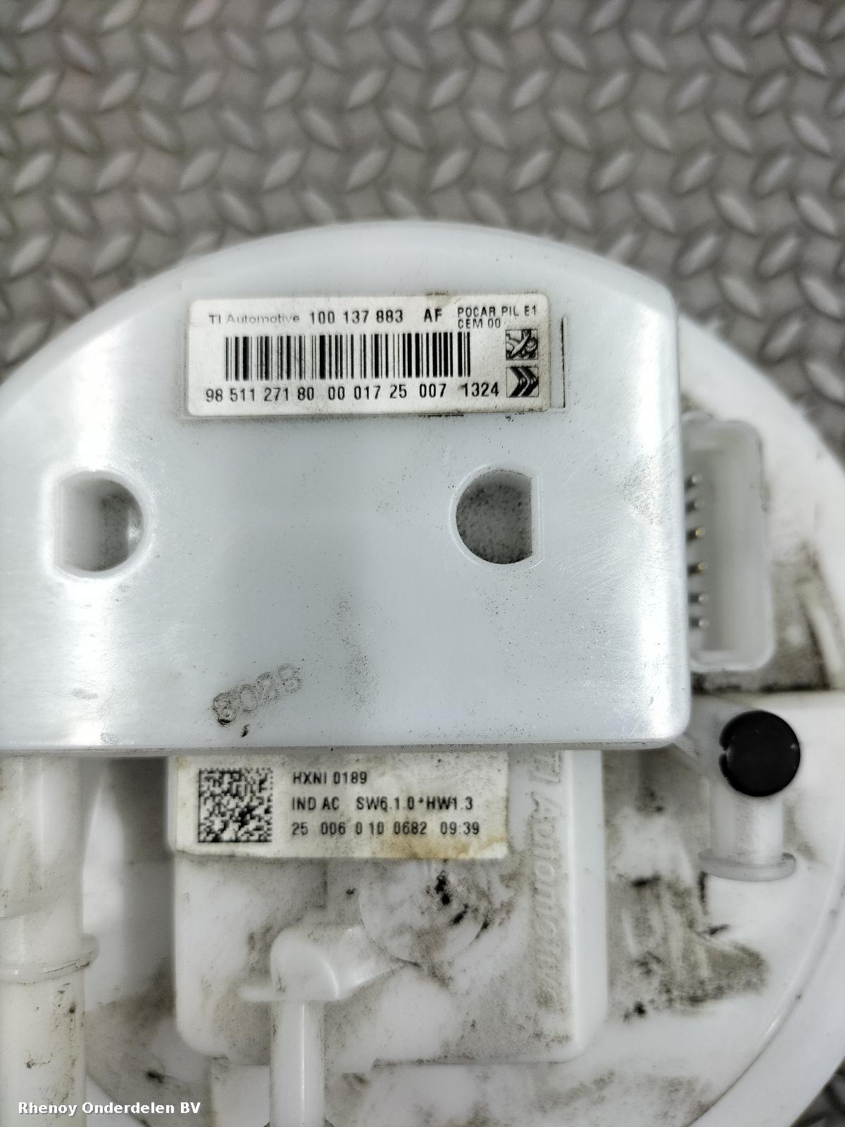 2025 PEUGEOT 208 BRANDSTOF POMP (IN TANK) View Auto part BRANDSTOF POMP (IN TANK) PEUGEOT 208 2025