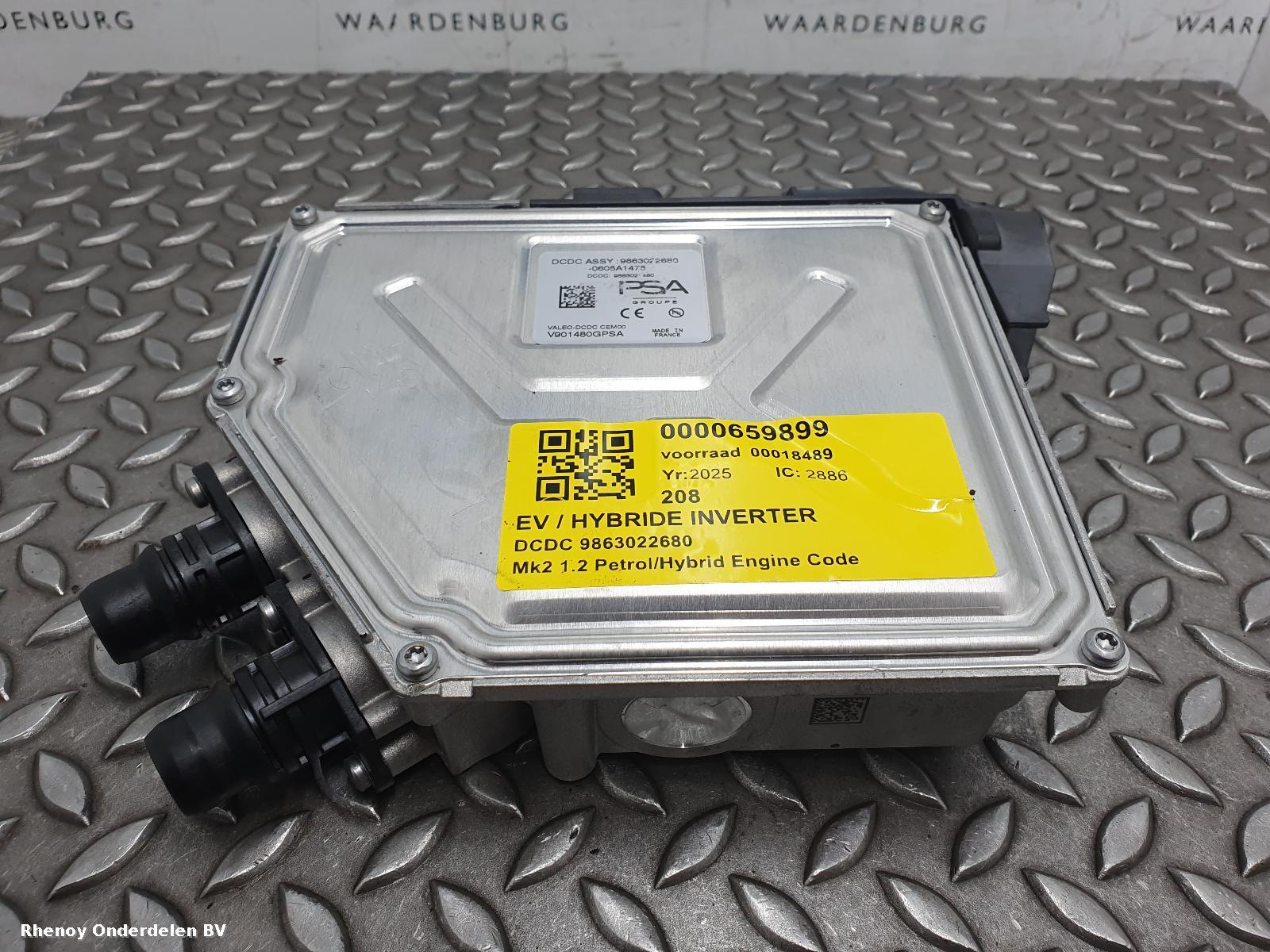 Bekijk Auto-onderdeel EV / HYBRIDE ELEKTRONISCHE OMVORMER PEUGEOT 208 2025