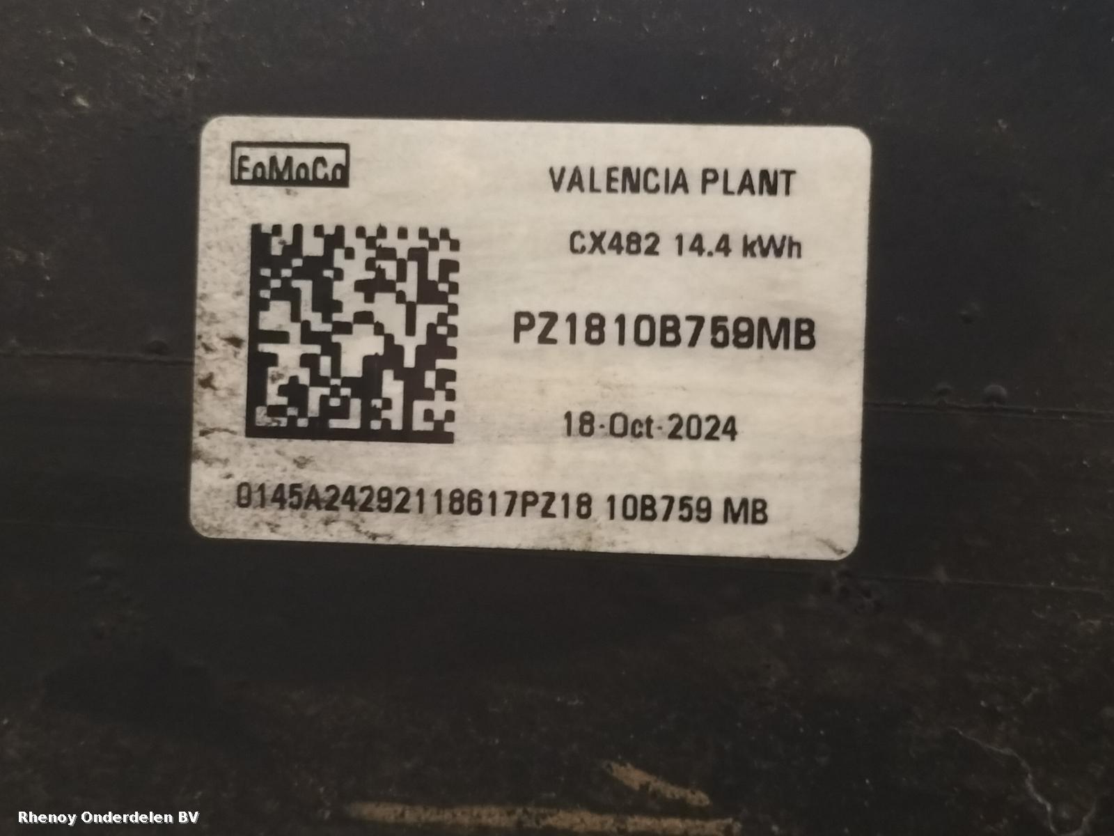 2024 FORD KUGA EV / HYBRIDE ACCU / BATTERIJ (HOOG VOLTAGE) View Auto part EV / HYBRIDE ACCU / BATTERIJ (HOOG VOLTAGE) FORD KUGA 2024